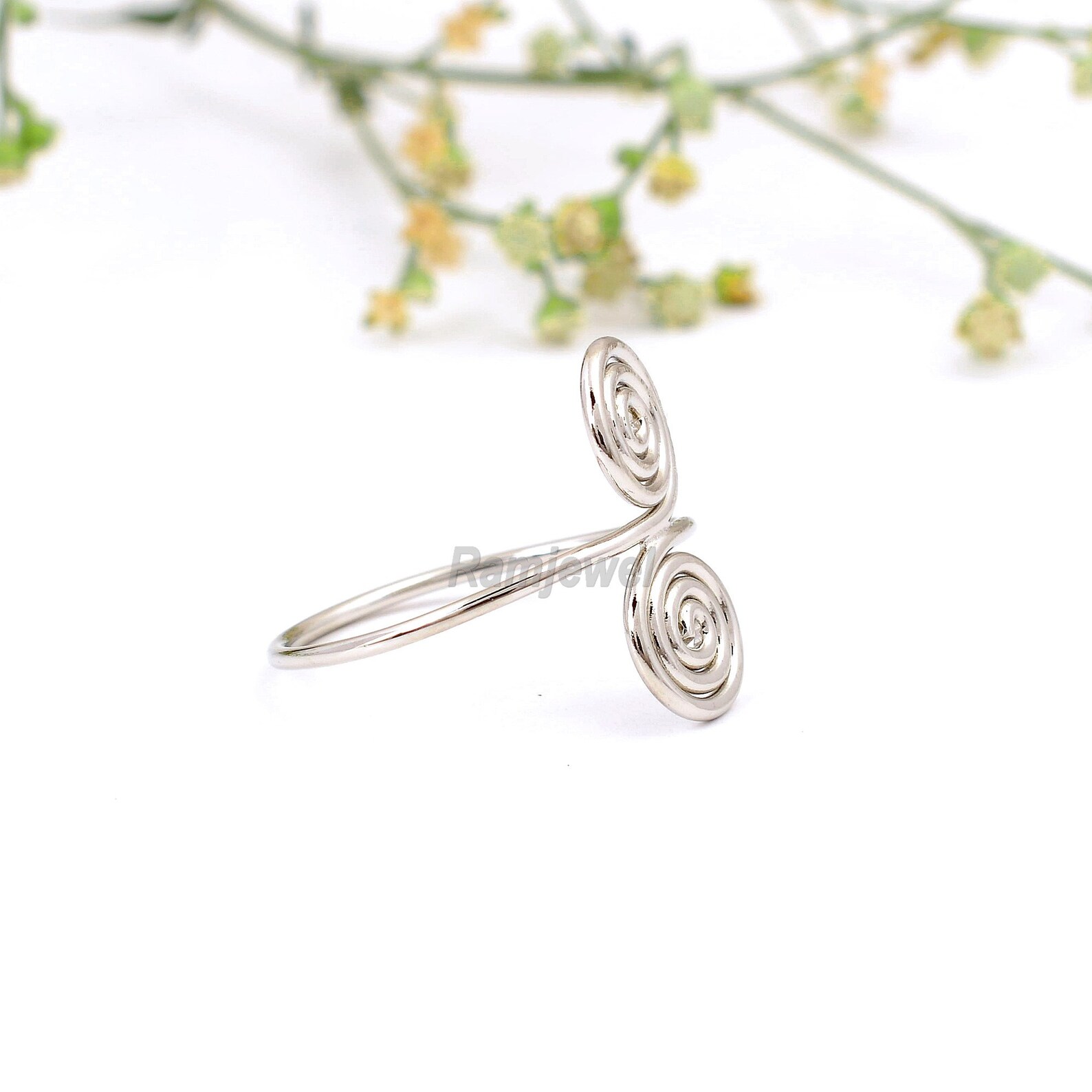 Etsy Funnel cake ring Gift for mom Women Ring 925 Sterling Etsy