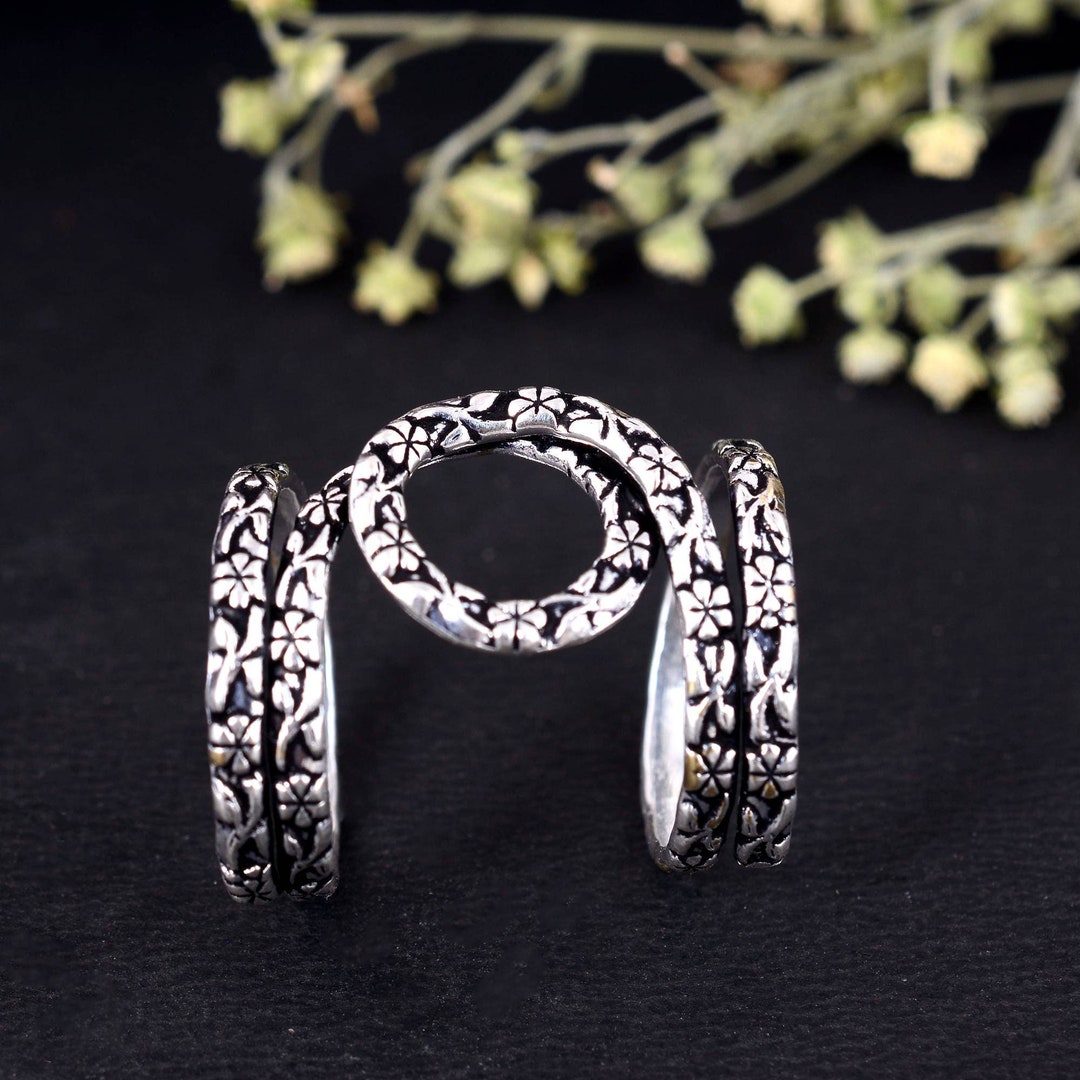 Arthritis Finger Splint Silver Ring for Bending Sideways Lateral ...