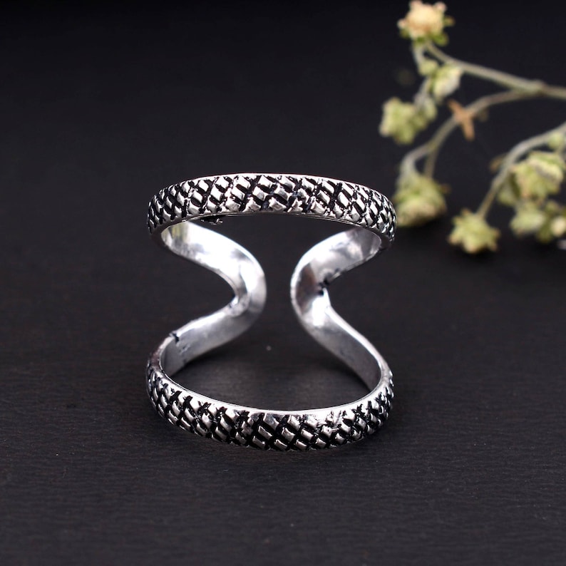 Splint Arthritis Ring DIP or PIP Ring both rings 925 Sterling Silver Splint Knuckle Ring Thumb Ring Woman ring Silver Ring for Women image 1