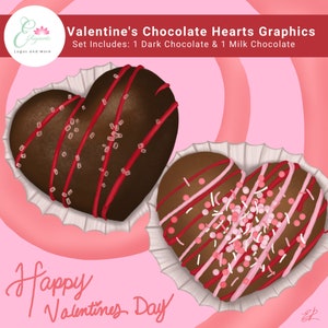 Chocolate Hearts Clipart
