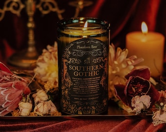 Southern Gothic – Soy Candle / Vintage Decor / Victorian Gothic / Dark Academia / Literary Candle / Fantasy / Romantic / Witchy Aesthetic