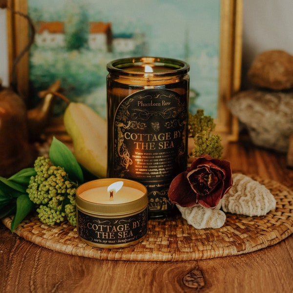 Cottage by the Sea – Soy Candle / Vintage Decor / Victorian Gothic / Dark Academia / Literary Candle