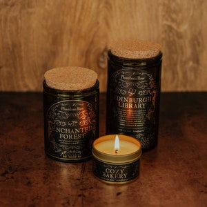 Family Candle Bundle  – Soy Candles / Vintage Decor / Victorian Gothic / Dark Academia / Literary Candle / Fantasy / Witchy Aesthetic