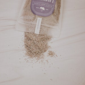 Lavender Fog Latte Bath Brew / Bath Salts / Bath Bomb / Epsom Salt / Fizzer / Bath Ball / Milk Bath / Salt Soak image 3