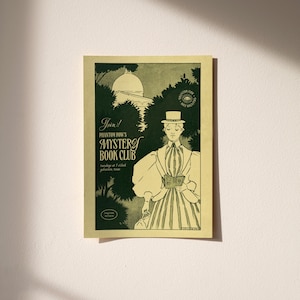 Book Club / Vintage Advertisement Art Print