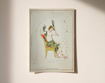 Cassiopeia Constellation / Goddess Art Print