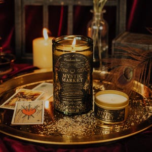 Mystic Market / Vela de soja con aroma a especias y pachulí