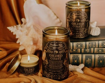 Gilded Coast | Sweet and Woody Scented Soy Candle