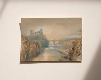 Barnard Castle / Fantasy Landscape Art Print