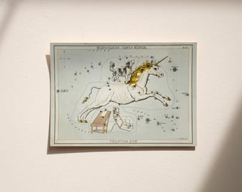 Monoceros Constellation / Unicorn Art Print