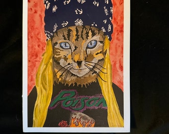 Bret Meowchaels Greeting Card