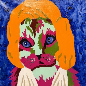Marilyn Meownroe - Peinture