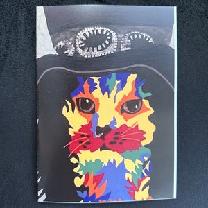 Barre oblique (Toi avec mes griffes) - Carte de voeux