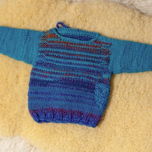 Pullover für Baby und Kleinkind aus Naturgarnen Bild 2