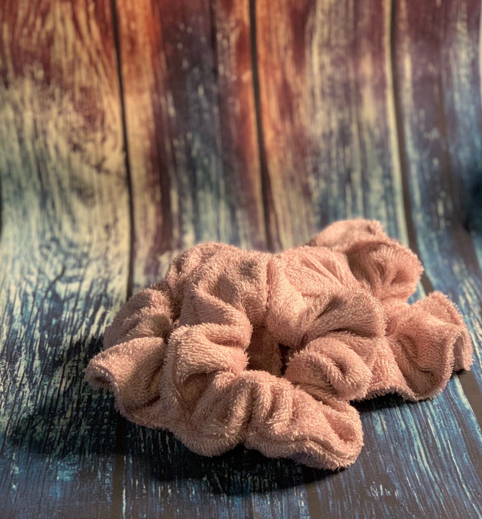 Bath scrunchies made of bamboo towelling. Rose pink and super Etsy