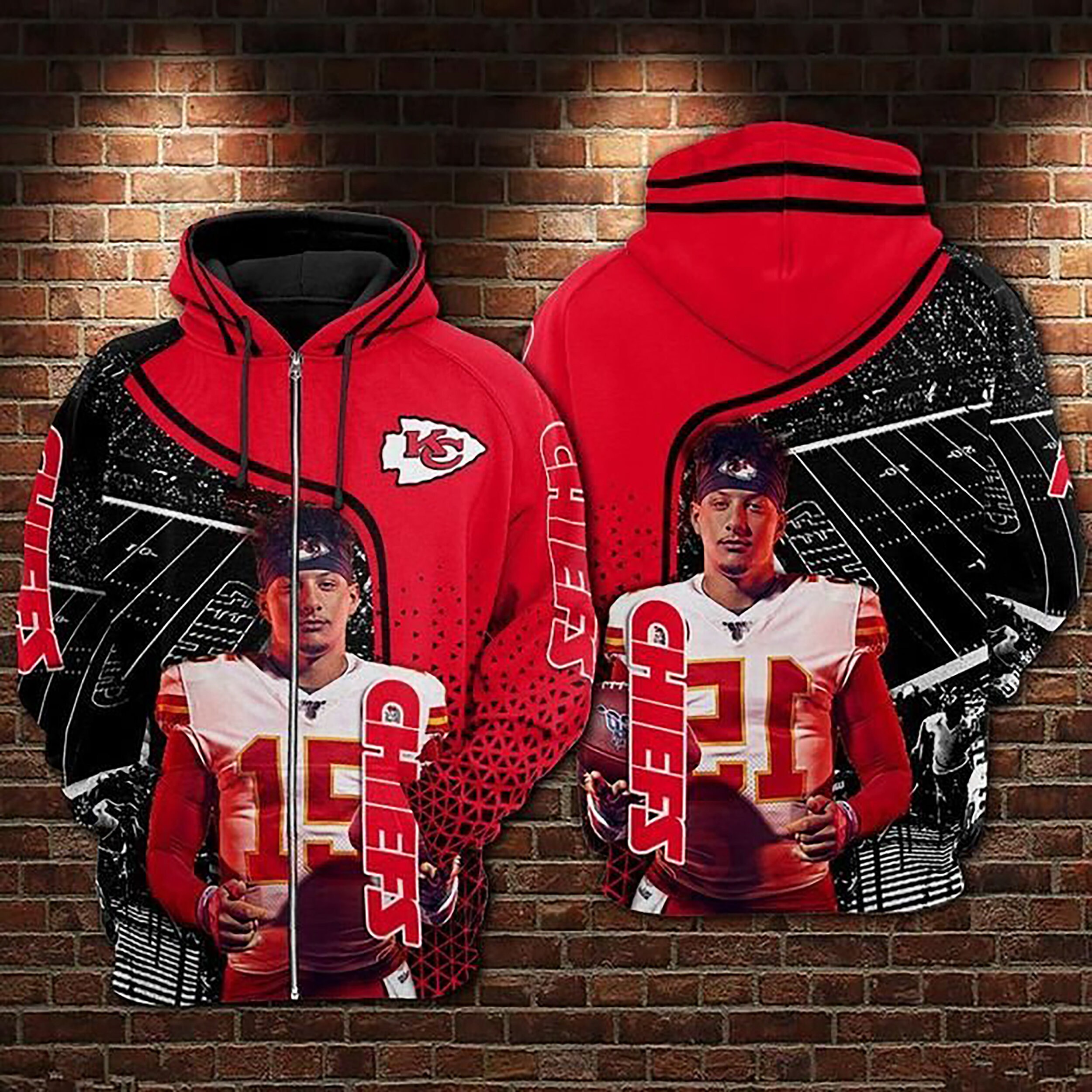 Kansas City Chiefs NFL Team Hoodies 3D Pullover Hoodies Z078 Etsy