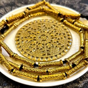 Large Hole Brass Bead,Brass Beads,Brass Beads for Bracelets,Gold Brass Beads,Tiny Brass Beads,Antique Brass Spacer Beads,12 Mm Brass Beads