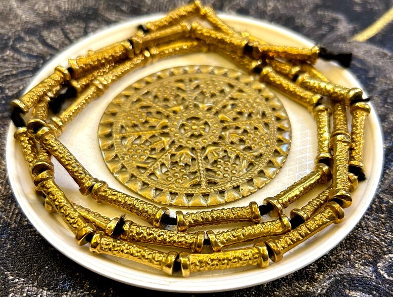 Large Hole Brass Bead,Brass Beads,Brass Beads for Bracelets,Gold Brass Beads,Tiny Brass Beads,Antique Brass Spacer Beads,12 Mm Brass Beads