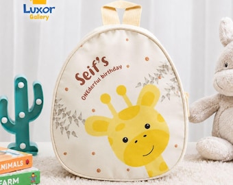 Custom Birthday Favor Backpack, Personalized Gift Bags with Name and Design, Toddler Gifts