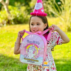 Personalized Backpack  - Kids Goodie Bag - Customized Goodie Bag - Custom Name Custom Design - Childrens Name Bag-Kids Party Favor