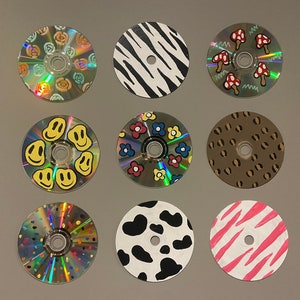 CD PEINTS décoratifs (lot de 9 ou 16)
