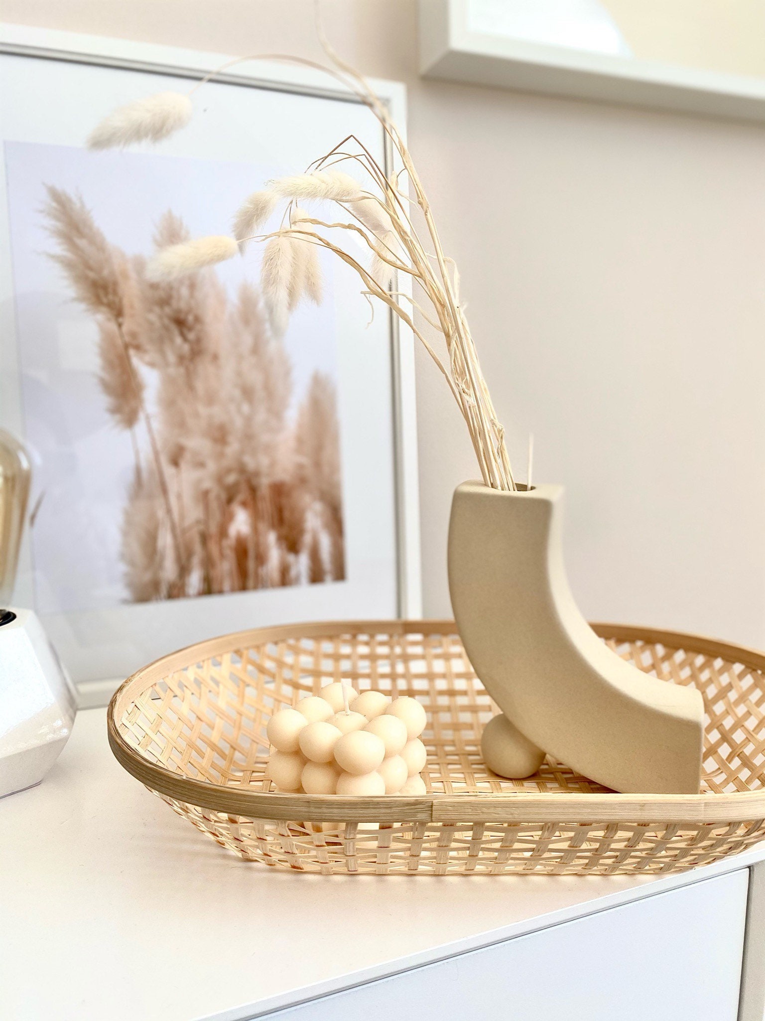 Ceramic Minimalistic Vase Donut Vase J Shape Vase Simple Etsy UK