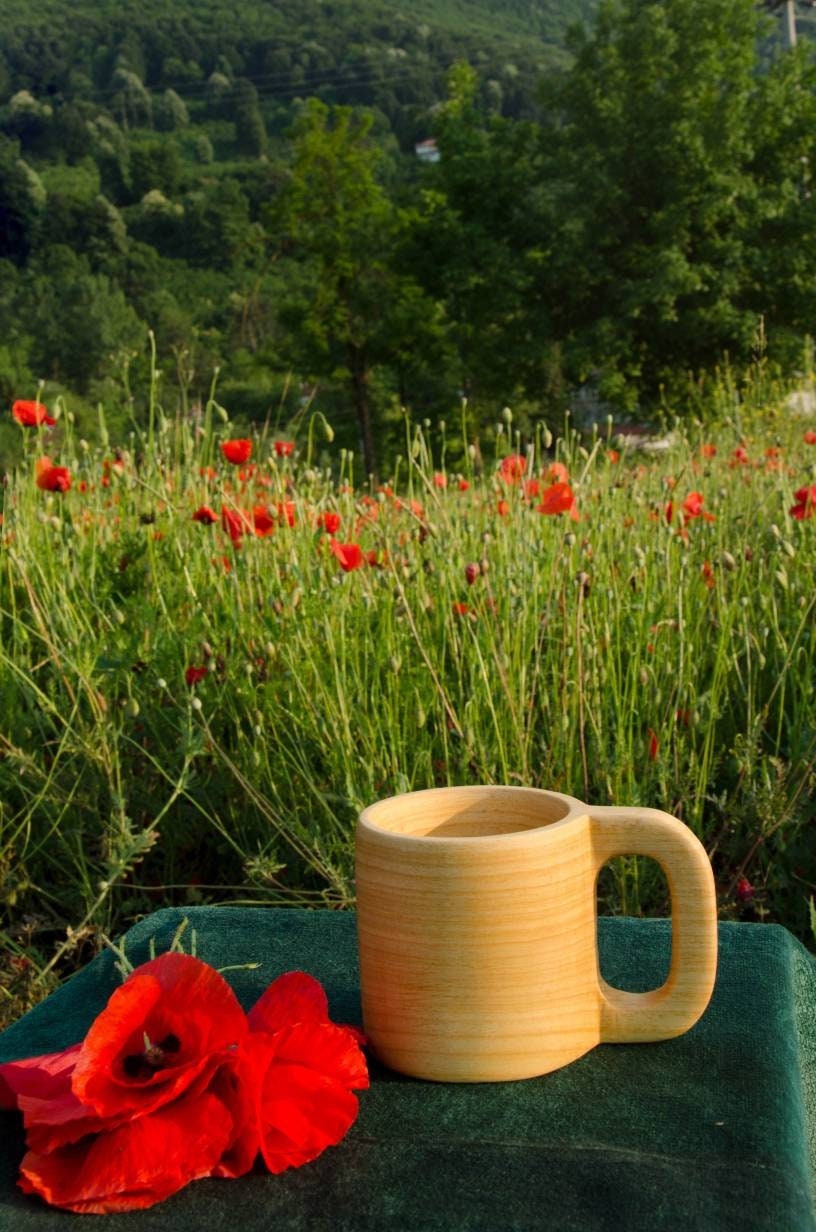 Kuksa Cup, Coffee mug, Tea Cup, Scandinavian Style kuksa, Nordic style, Camping mug, Gift for mom