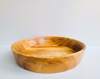 Large Mulberry wood round bowl, food tableware, wood bowl, home decor, fruit bowl, Housewarming gift, gift for mom, mothers day gift