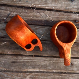 Handcrafted Kuksa, Bushcraft Mug, Coffee mug, Camping Travel Cup, couple gift, dad gifts, gift for dad, fathers day gift