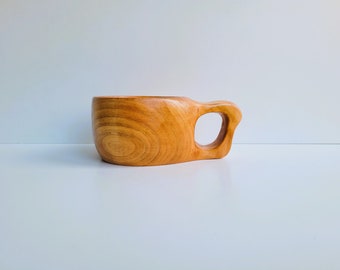 Kuksa, Handcrafted Coffee mug, Tea Cup, Mothers day gift, Gift for mom, Unique gift, camping mug, Scandinavian style kuksa, Nordic