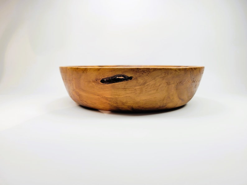 Large Wood Bowl, Olive wood plate, food tableware, wooden plate, Olive wood bowl, camping bowl, gift for mom, mothers day gift image 5