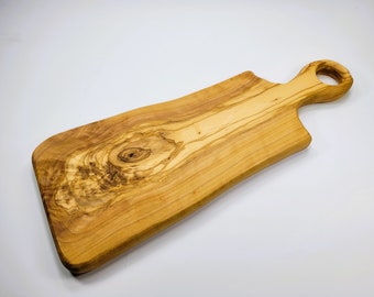 Solid Olive Cutting Board; Made from one solid piece of  Olive wood, Mothers day gift, Gift for mom, Home decor