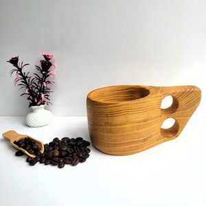 Mug, Kuksa, coffee mug, Wooden Cup, mulberry wood, Guksi, camping mug