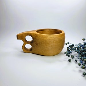 Kuksa, Coffee mug, Tea Cup, Coffee Cup, Camping Mug, Gift for her, gift for him, Scandinavian style kuksa, Nordic style, gift for dad