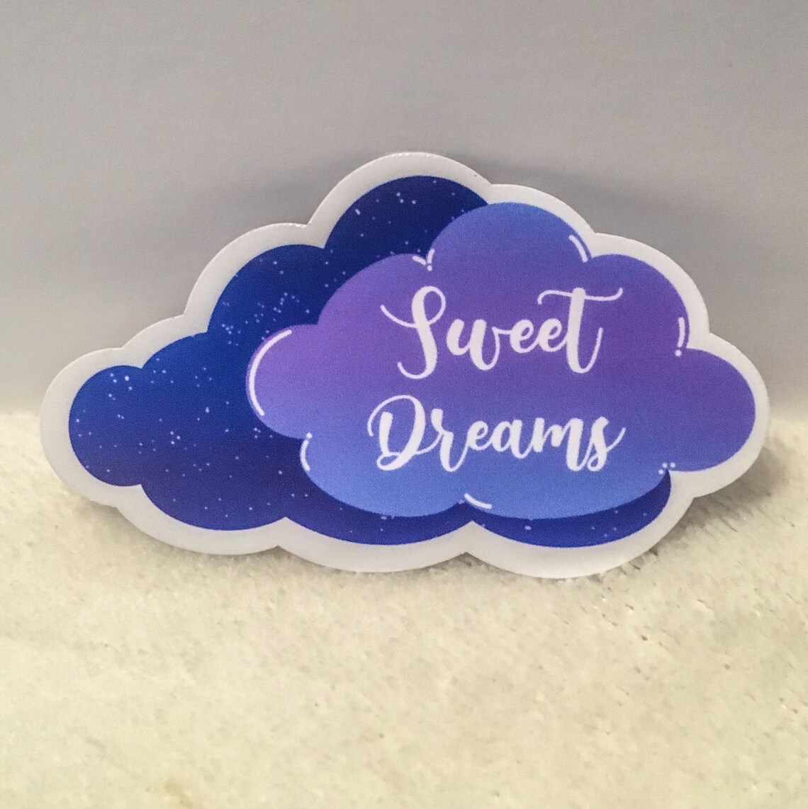 Sweet Dreams Cloud Sticker Die Cut Sticker starry night Etsy