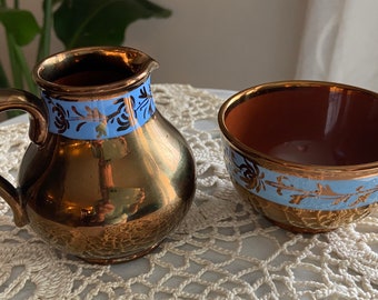 Heavy Tin Washed Copper Creamer Pitchersolid Copper And Brass Creamer Dishlarge Copper Creamer Pitchergifton Salekrazyvintagegypsies Serving Odds Ends Dining Serving 330 Co Il
