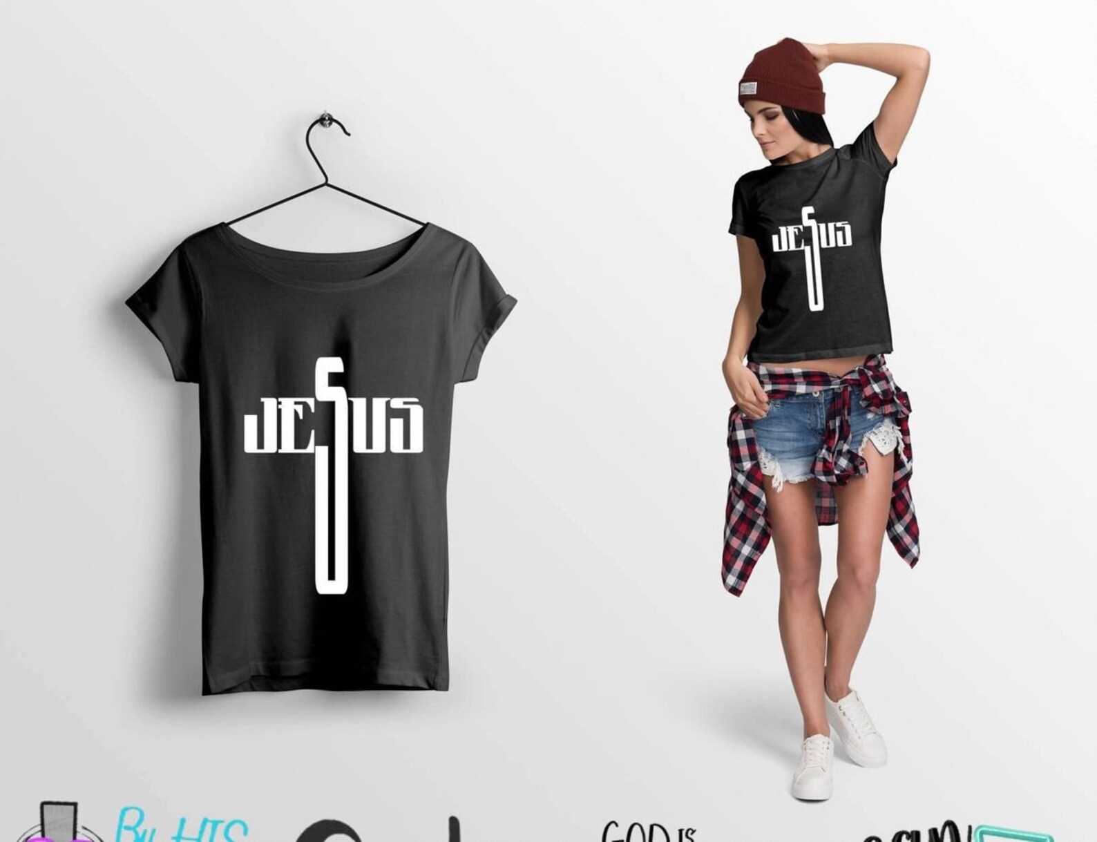 Religious Swag Jesus Cross Tshirt Dress up or Down Slay While Etsy
