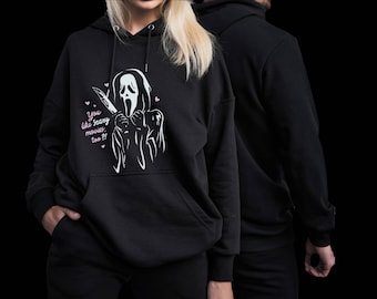 You Like Scary Moves Too Ghostface Humor Horror Graphic Hoodie - Etsy