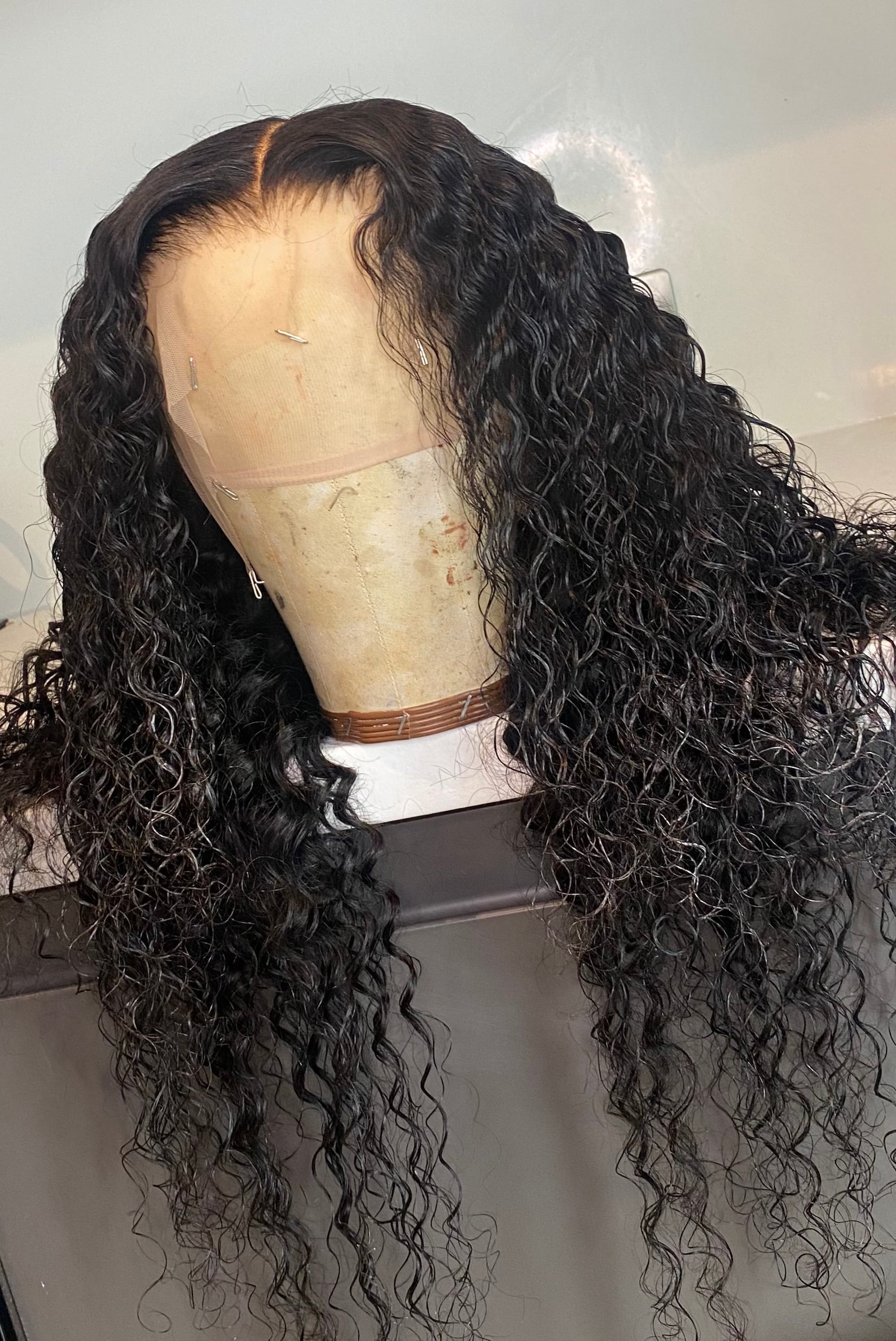 Burmese Curly Lace Frontal Wig Etsy