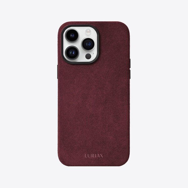I Phone 14 Pro Max Alcantara Case Etsy