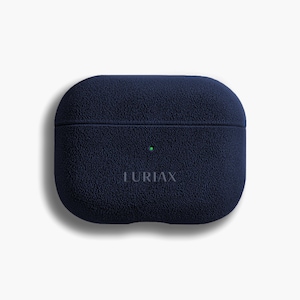 Estuche Pro 3 y 2 azul medianoche negro de Luriax - Ante Alcántara italiano