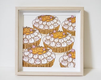 Orange Tart Art Print