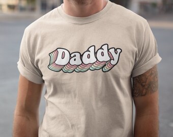 Daddy Shirt / Yes Daddy Shirt / Daddy&#39;s Girl / Retro 60s 70s 80s Vibes / Gay Pride Shirt / Mens + Womens Unisex / Femme Top / Gay Bottom
