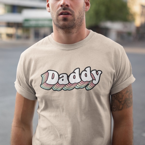 Daddy Shirt / Yes Daddy Shirt / Daddy's Girl / Retro 60s 70s 80s Vibes / Gay Pride Shirt / Mens + Womens Unisex / Femme Top / Gay Bottom