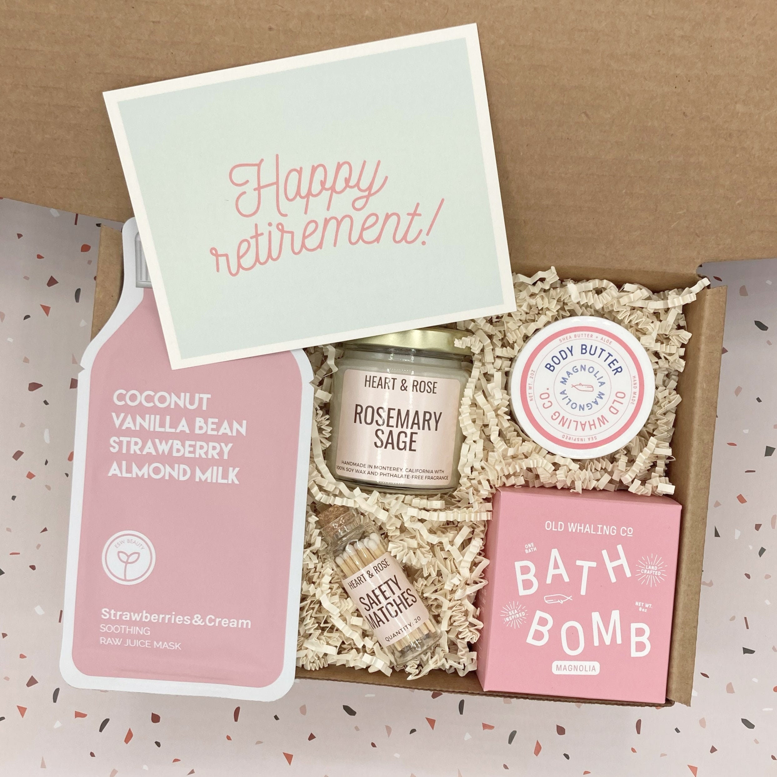 Retirement Gift Box Happy Retirement Curated Gift Box Etsy