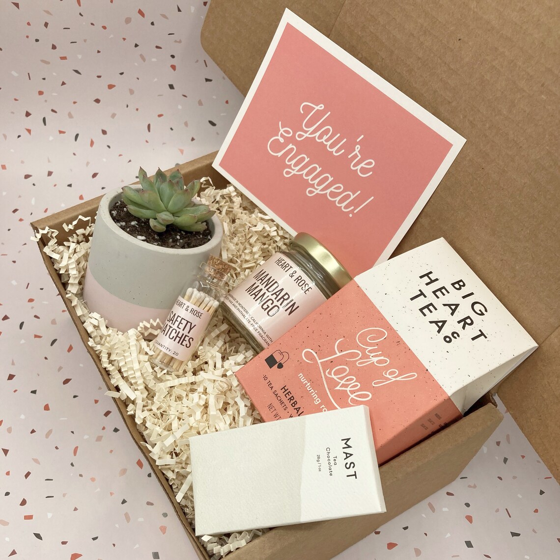 Engagement Gift Box Bridal Shower Gift Gift Ideas for Her Etsy