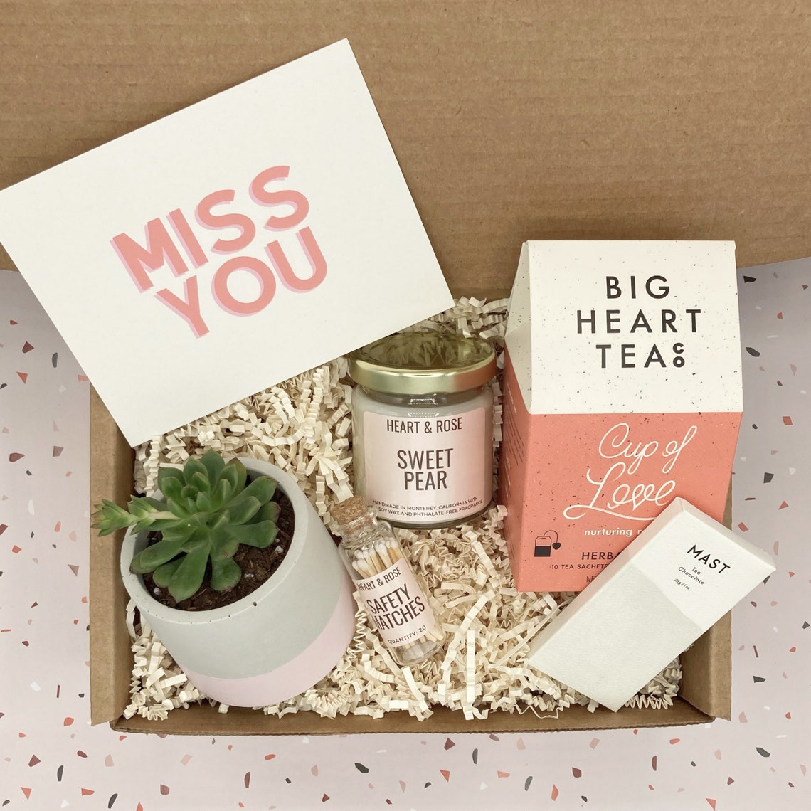 Miss You Gift Box Gift for Friend Gift Ideas for Her Etsy