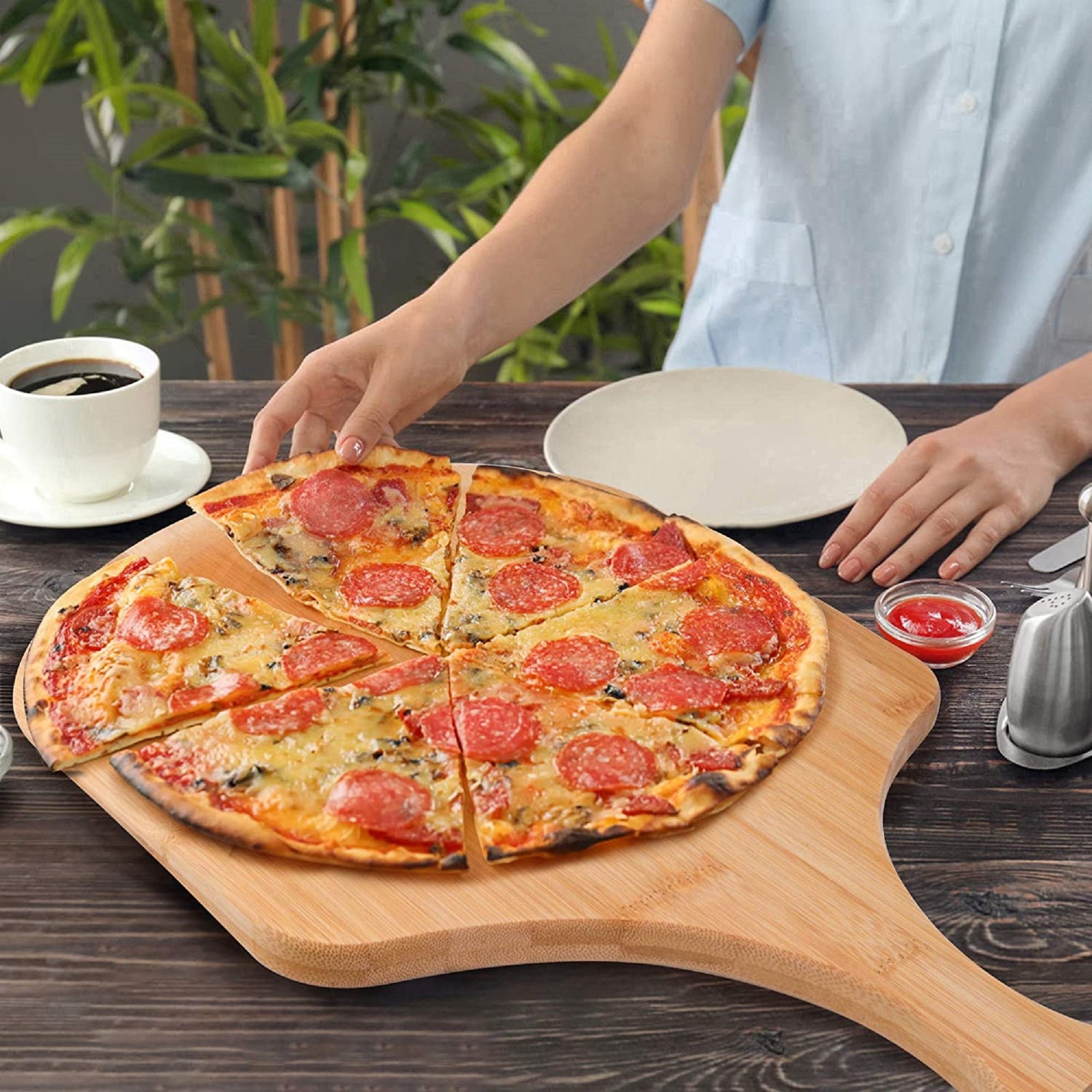 Lightweight Wood Pizza Peel Pizza Spatula Paddle Pizza Etsy