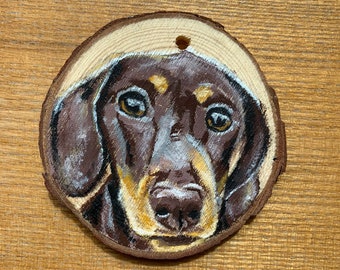 Retrato personalizado de mascota, pintura acrílica sobre madera, memorial, arte animal, personalizado, regalo para ella, regalo para él