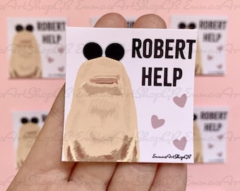 Marcus the Worm Sticker: Funny Laptop Decal